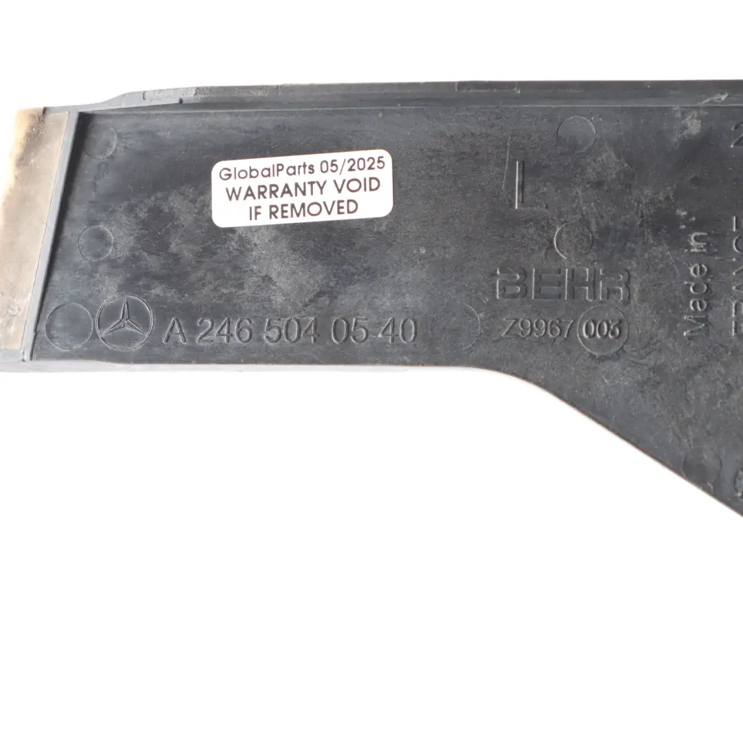 Radiator Support Mercedes W176 X156 Bracket Holder Mount Right O/S to with Part number A2465040240 Radiator Support Mercedes W176 X156 Bracket Holder Mount Right O/S - SKU A2465040240 - Part number A2465040240