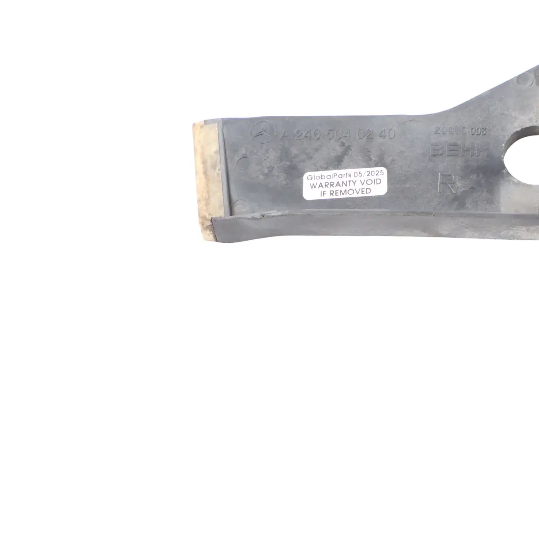 Radiator Support Mercedes W176 X156 Bracket Holder Mount Left N/S to with Part number A2465040540 Radiator Support Mercedes W176 X156 Bracket Holder Mount Left N/S - SKU A2465040540 - Part number A2465040540