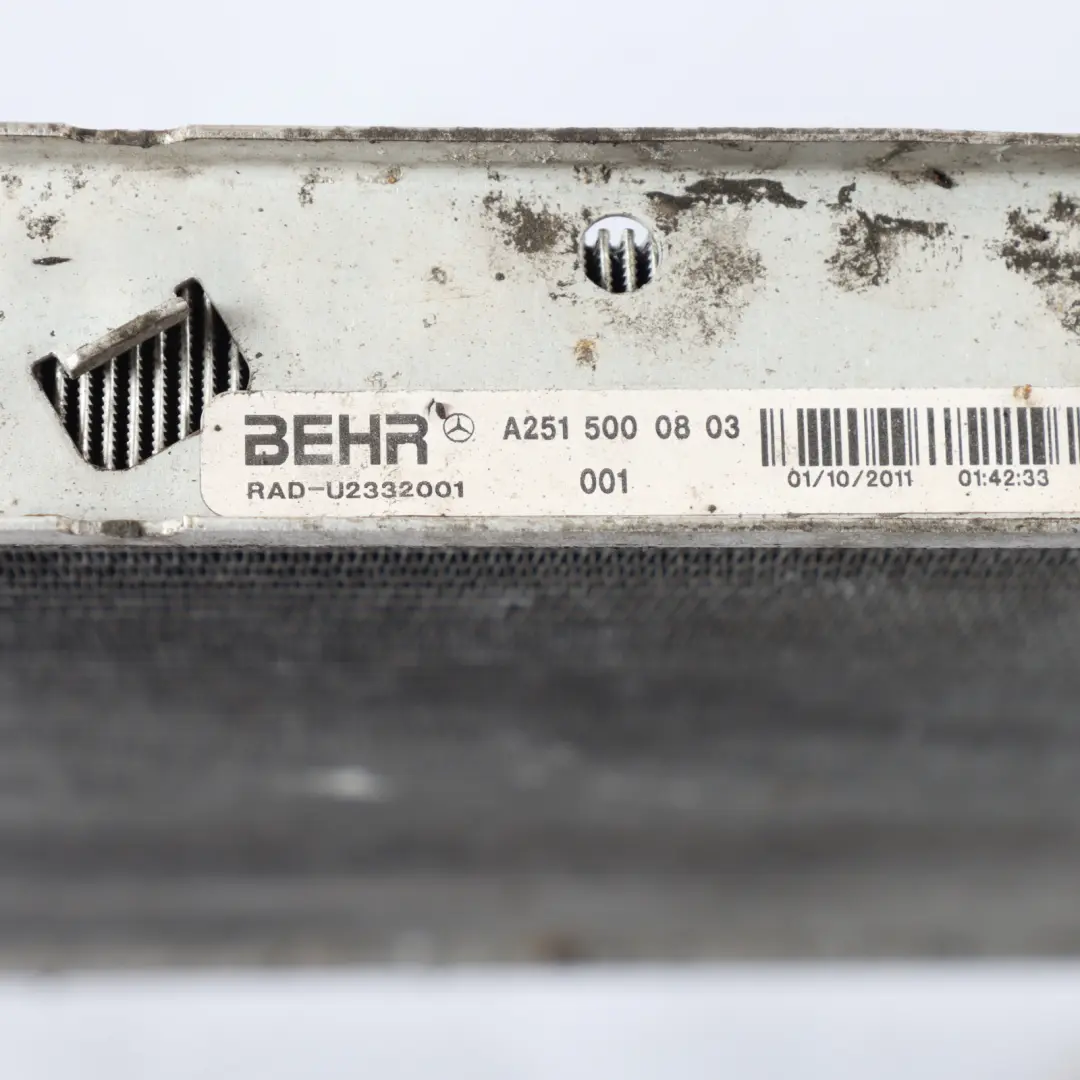 R251 Radiateur Refroidissement Moteur Diesel pour Mercedes W164 à propos du numéro de pièce A2515000803 Mercedes W164 R251 Radiateur Refroidissement Moteur Diesel - SKU A2515000803 - Numéro de pièce A2515000803