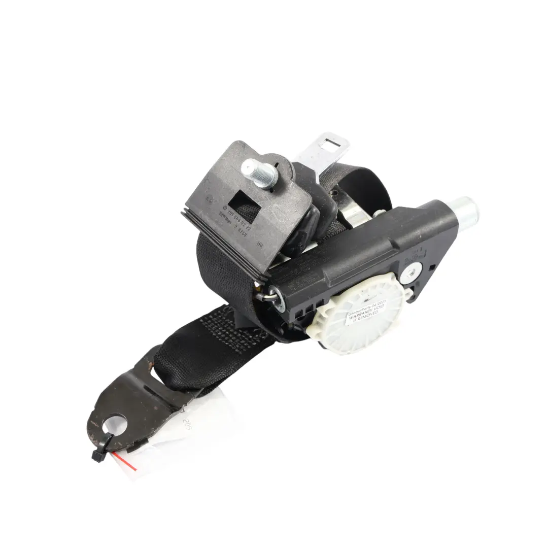 Mercedes W251 Rear Third Row Folding Seat Belt Right O/S Black - SKU A2518608285 - Part number A2518608285