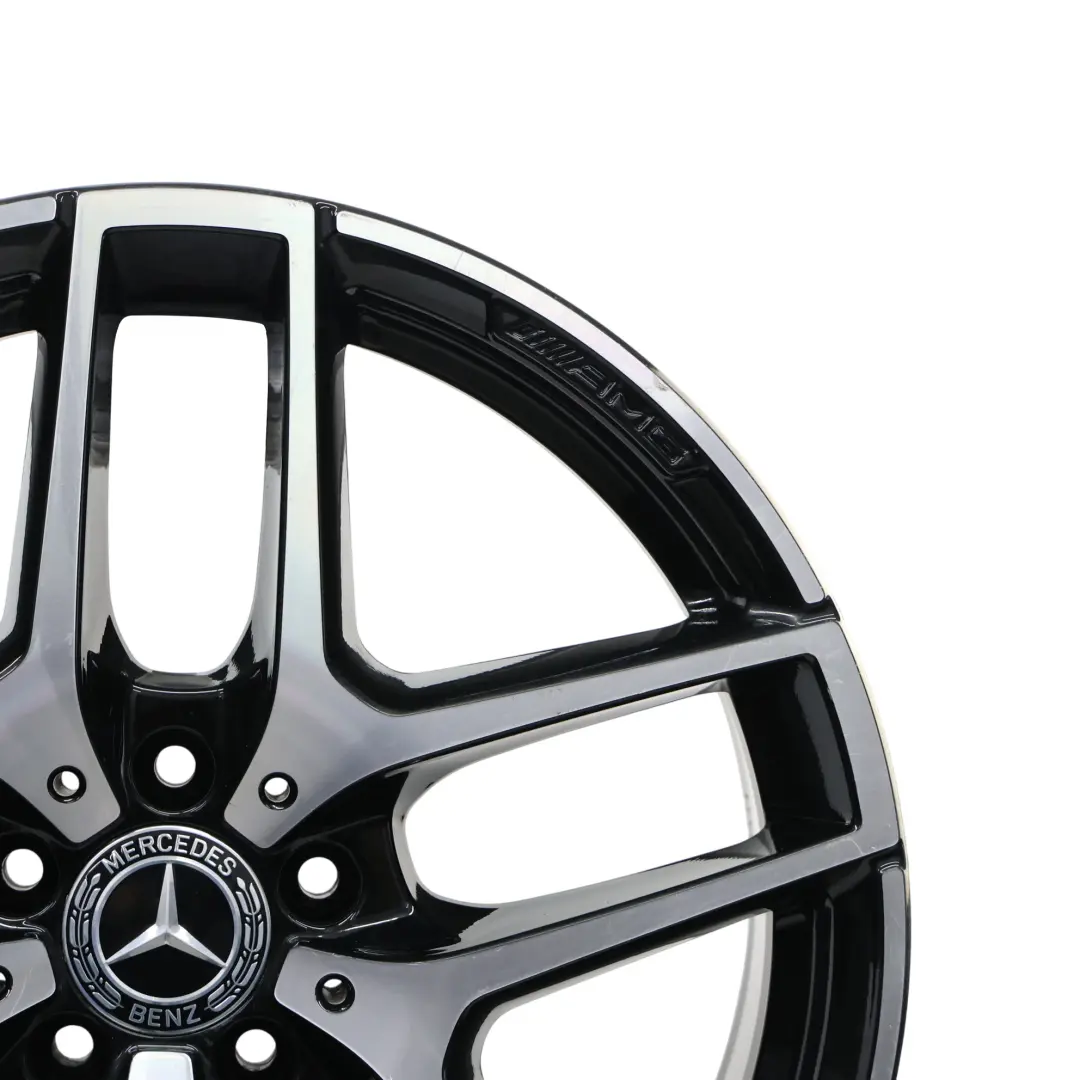 Rim Mercedes GLC X253 C253 Front Alloy AMG 19" 8J ET:38 to Black Wheel with Part number A2534011800 Black Wheel Rim Mercedes GLC X253 C253 Front Alloy AMG 19" 8J ET:38 - SKU A2534011800-7 - Part number A2534011800
