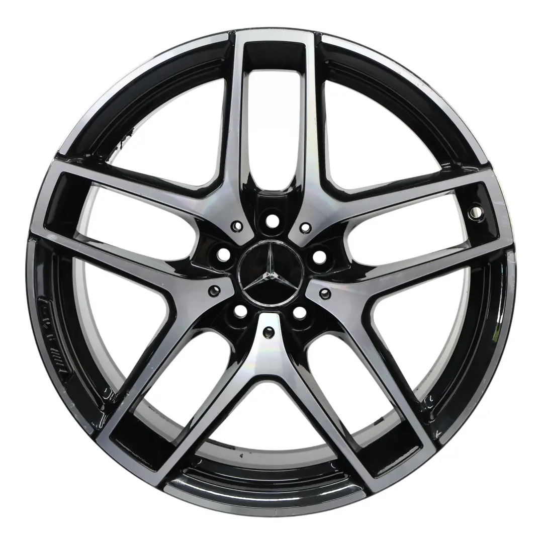 Rim Mercedes GLC X253 C253 Front Alloy AMG 19" 8J ET:38 to Black Wheel with Part number A2534011800 Black Wheel Rim Mercedes GLC X253 C253 Front Alloy AMG 19" 8J ET:38 - SKU A2534011800-8 - Part number A2534011800