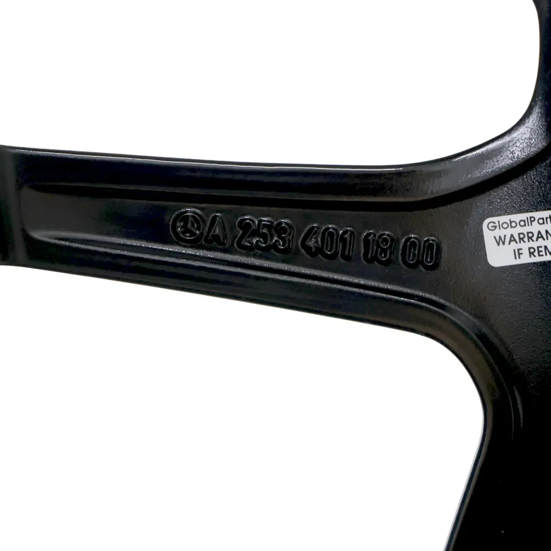 Rim Mercedes GLC X253 C253 Front Alloy AMG 19" 8J ET:38 to Black Wheel with Part number A2534011800 Black Wheel Rim Mercedes GLC X253 C253 Front Alloy AMG 19" 8J ET:38 - SKU A2534011800-8 - Part number A2534011800