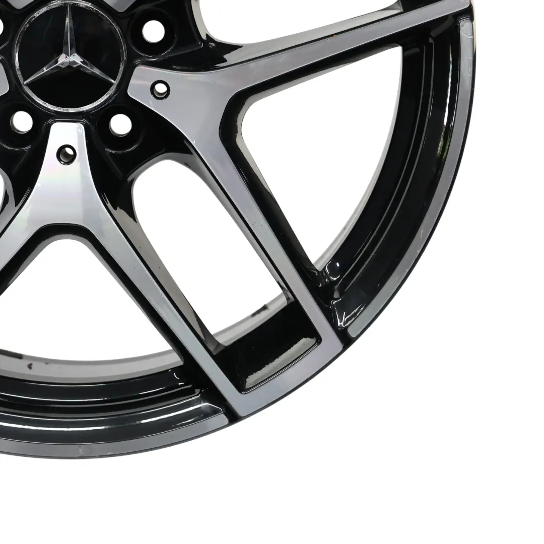 Rim Mercedes GLC X253 C253 Front Alloy AMG 19" 8J ET:38 to Black Wheel with Part number A2534011800 Black Wheel Rim Mercedes GLC X253 C253 Front Alloy AMG 19" 8J ET:38 - SKU A2534011800-8 - Part number A2534011800