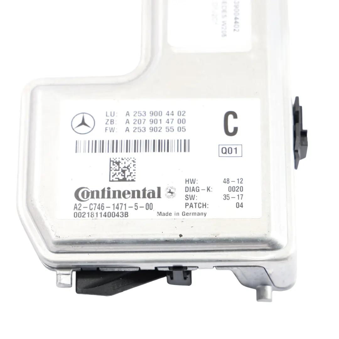 Frontkamera Windschutzscheibe Spurassistent ECU für Mercedes X253 mit Teilenummer A2539004402 Mercedes X253 Frontkamera Windschutzscheibe Spurassistent ECU - SKU A2539004402 - Teilenummer A2539004402