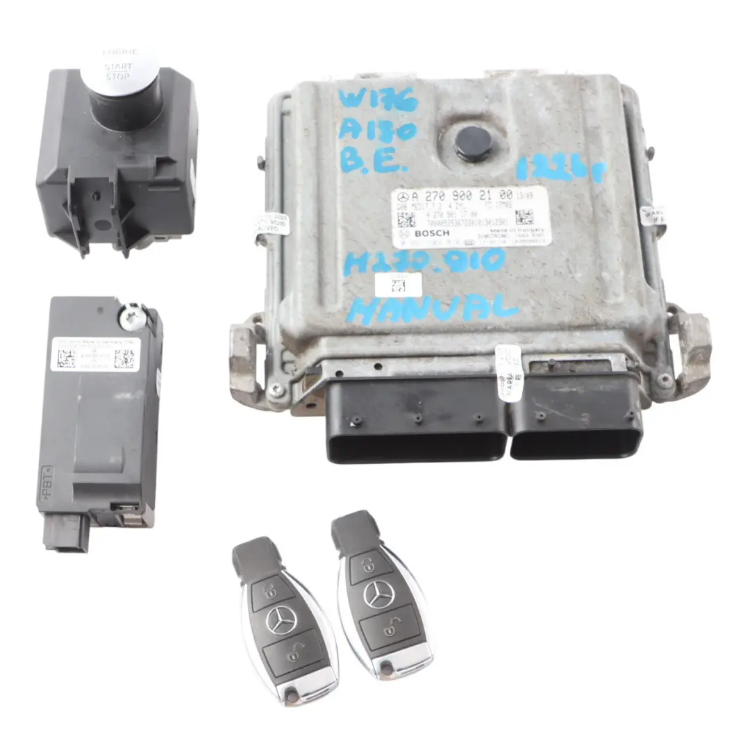 A180 270.910 122HP Engine Control ECU Kit Manual to Mercedes W176 W246 with Part number A2709002100 Mercedes W176 W246 A180 270.910 122HP Engine Control ECU Kit Manual - SKU A2709002100-14 - Part number A2709002100