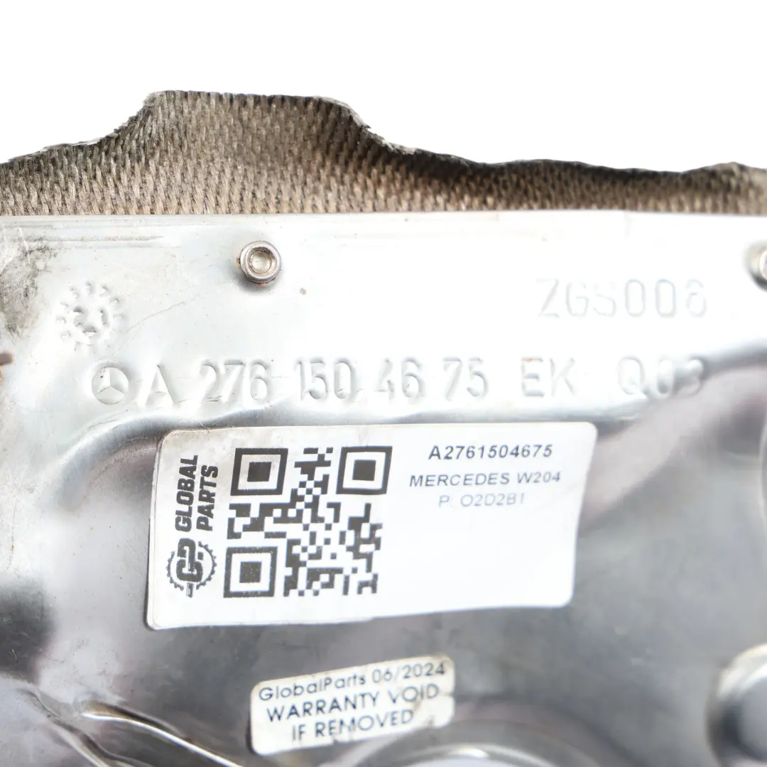 Heat Shield Mercedes W204 C207 W212 Heat Protection Plate to Engine with Part number A2761504675 Engine Heat Shield Mercedes W204 C207 W212 Heat Protection Plate - SKU A2761504675 - Part number A2761504675