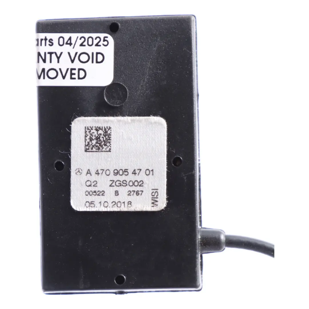 W470 Tele Aid Sistema De Llamada De Emergencia Antena para Mercedes con número de pieza A4709054701 Mercedes W470 Tele Aid Sistema De Llamada De Emergencia Antena - SKU A4709054701 - Número de pieza A4709054701