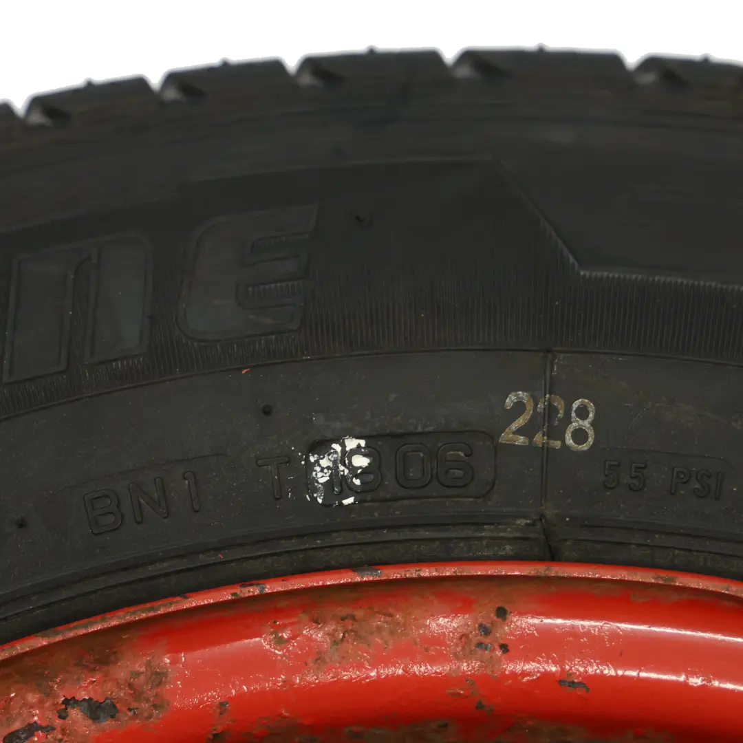 Rote Stahlfelge Ersatzrad Reifen 16" ET:60 6,5J für Mercedes Vito W639 mit Teilenummer A6394011302 Mercedes Vito W639 Rote Stahlfelge Ersatzrad Reifen 16" ET:60 6,5J - SKU A6394011302-5 - Teilenummer A6394011302