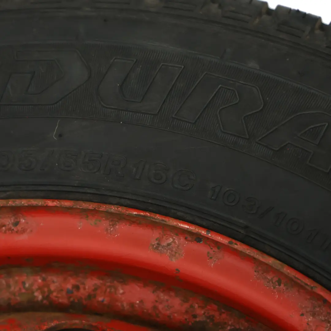 Cerchio Ricambio Acciaio Rosso 16" ET:60 6,5J per Mercedes Vito W639 con numero di parte A6394011302 Mercedes Vito W639 Cerchio Ricambio Acciaio Rosso 16" ET:60 6,5J - SKU A6394011302-5 - Numero di parte A6394011302