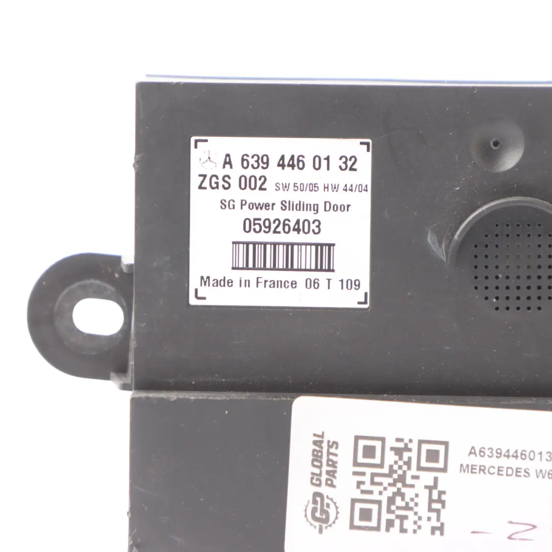 Módulo De Control Puerta Corredera Lateral para Mercedes Vito Viano W639 con número de pieza A6394460132 Mercedes Vito Viano W639 Módulo De Control Puerta Corredera Lateral - SKU A6394460132 - Número de pieza A6394460132