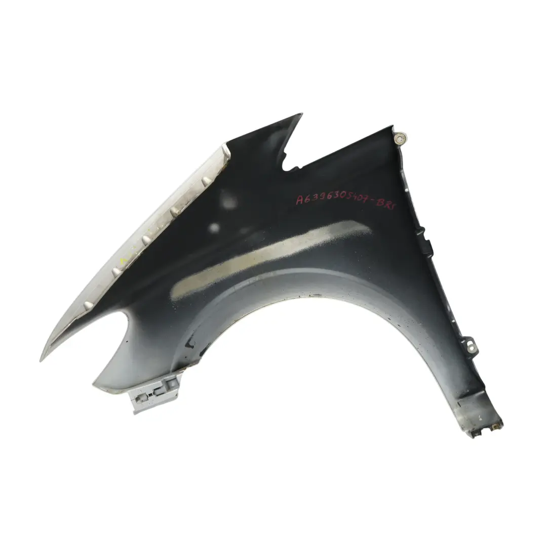 Wing Panel Fender Front Right O/S Brilliant Silver Metallic - 9744 to Mercedes W639 with Part number A6396305407 Mercedes W639 Wing Panel Fender Front Right O/S Brilliant Silver Metallic - 9744 - SKU A6396305407-BRS - Part number A6396305407