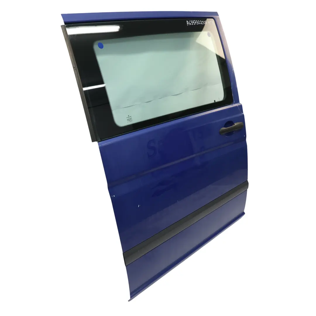 Sliding Side Door Rear Right O/S Atlantis Blue - 373 to Mercedes Vito W639 with Part number A6397302005 Mercedes Vito W639 Sliding Side Door Rear Right O/S Atlantis Blue - 373 - SKU A6397302005-ATB - Part number A6397302005