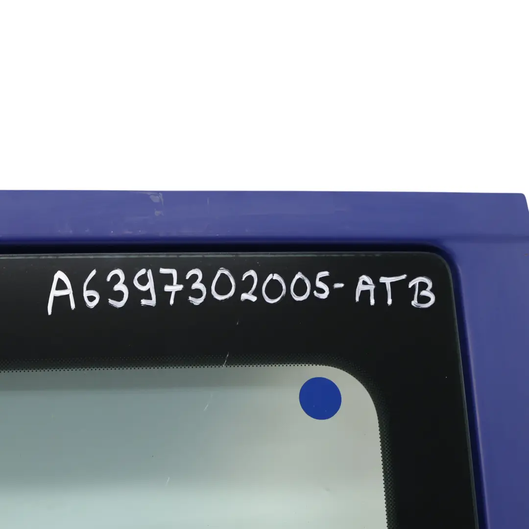 Mercedes Vito W639 Drzwi Przesuwne Boczne Prawy Tył Atlantis Blue - 373 - SKU A6397302005-ATB - Numer Części A6397302005