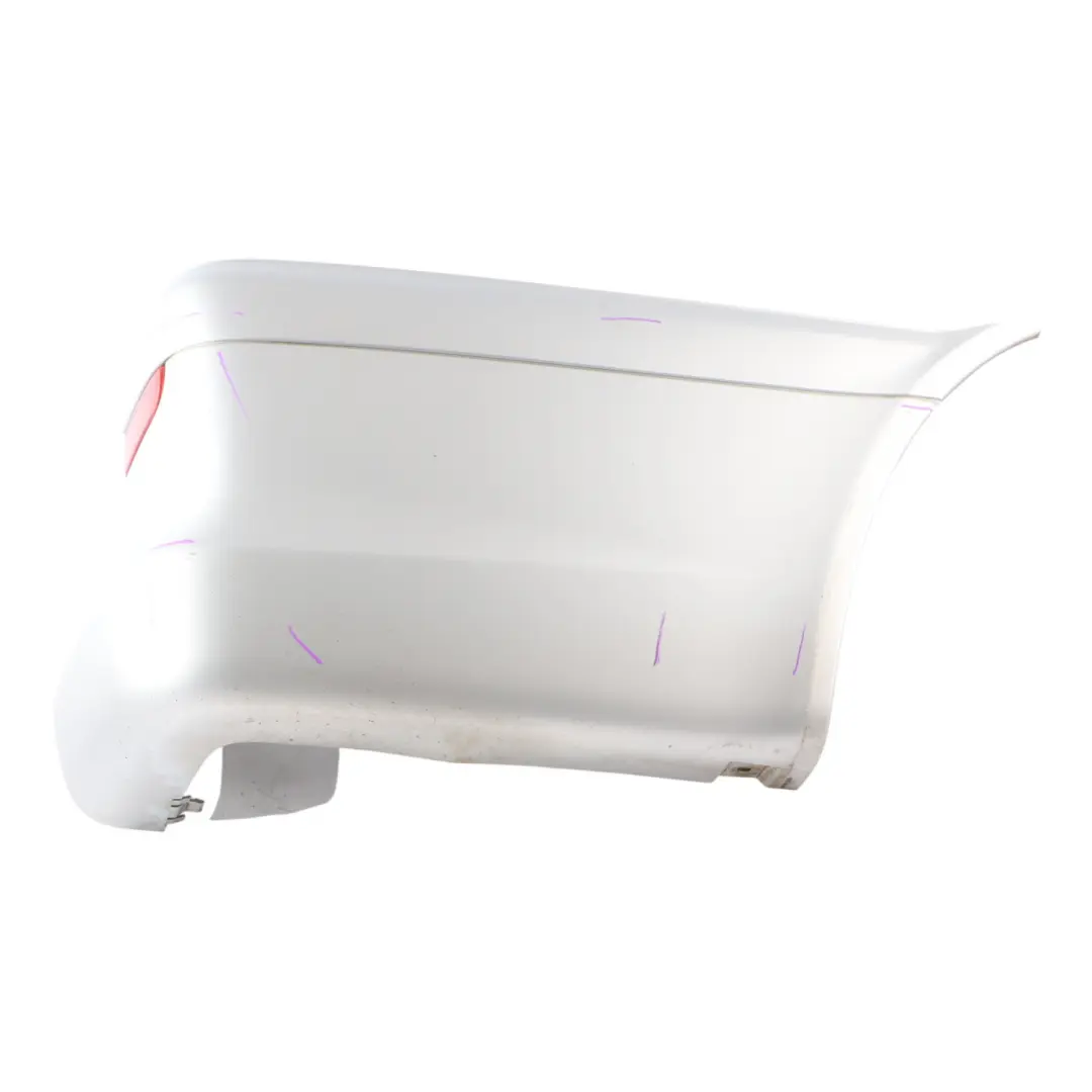 Bumper Right O/S Side Corner Trim Brilliant Silver - 9744 to Mercedes W639 Rear with Part number A6398801971 Mercedes W639 Rear Bumper Right O/S Side Corner Trim Brilliant Silver - 9744 - SKU A6398801971-BRS - Part number A6398801971