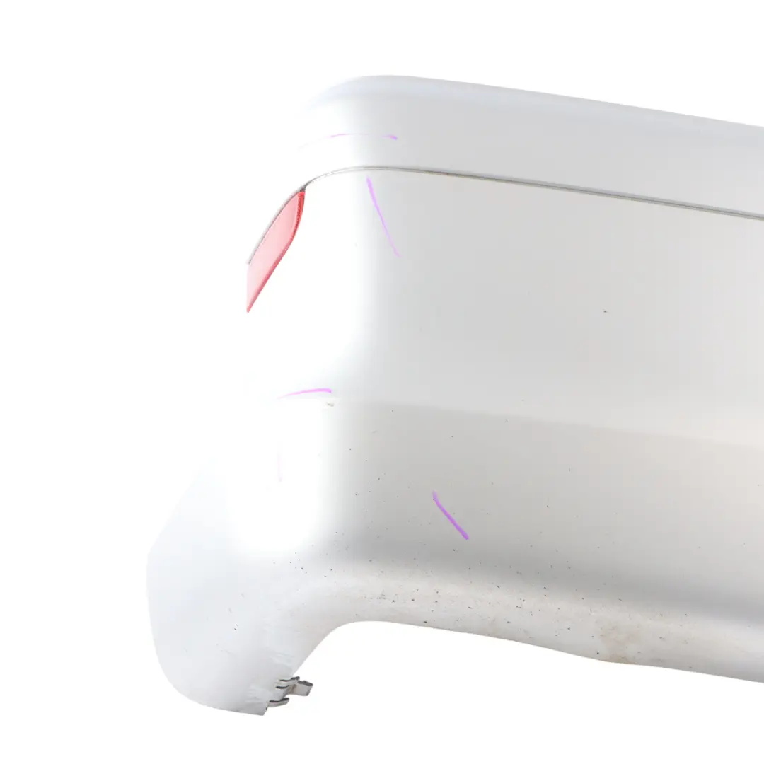 Bumper Right O/S Side Corner Trim Brilliant Silver - 9744 to Mercedes W639 Rear with Part number A6398801971 Mercedes W639 Rear Bumper Right O/S Side Corner Trim Brilliant Silver - 9744 - SKU A6398801971-BRS - Part number A6398801971