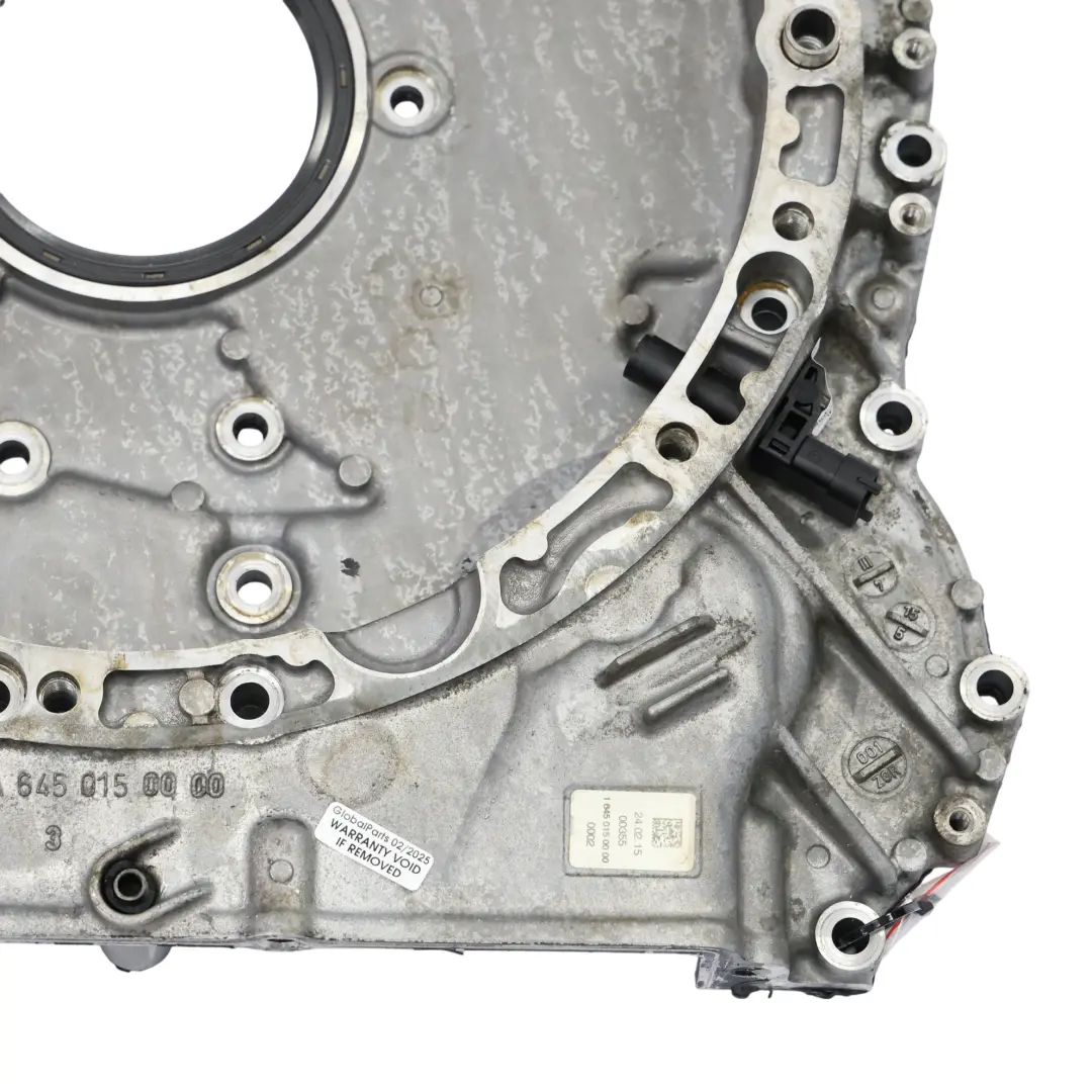 Timing Chain Crankshaft Oil Seal Housing Cover to Mercedes X156 220 CDI with Part number A6450150000 Mercedes X156 220 CDI Timing Chain Crankshaft Oil Seal Housing Cover - SKU A6450150000 - Part number A6450150000