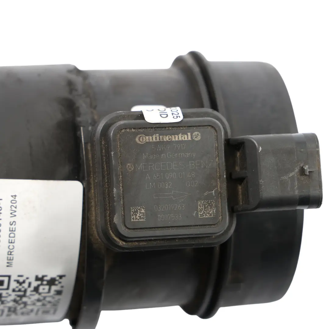 W207 W639 W906 Sensore Misuratore Massa Flusso D'Aria per Mercedes W204 con numero di parte A6510900148 Mercedes W204 W207 W639 W906 Sensore Misuratore Massa Flusso D'Aria - SKU A6510900148-1 - Numero di parte A6510900148