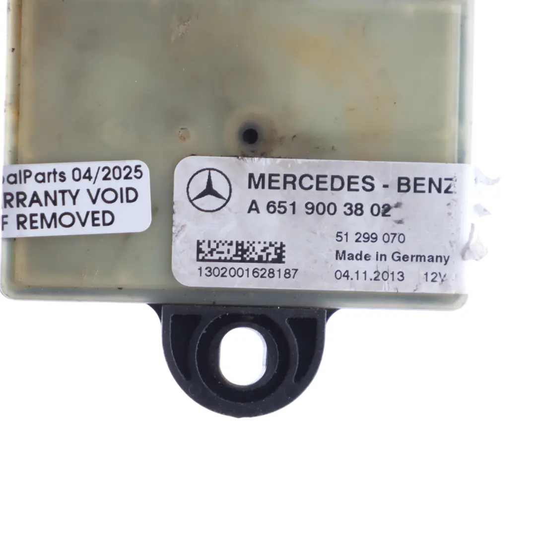 OM651 Glow Plug Control Replay Module Unit ECU to Mercedes W906 with Part number A6519003802 Mercedes W906 OM651 Glow Plug Control Replay Module Unit ECU - SKU A6519003802 - Part number A6519003802