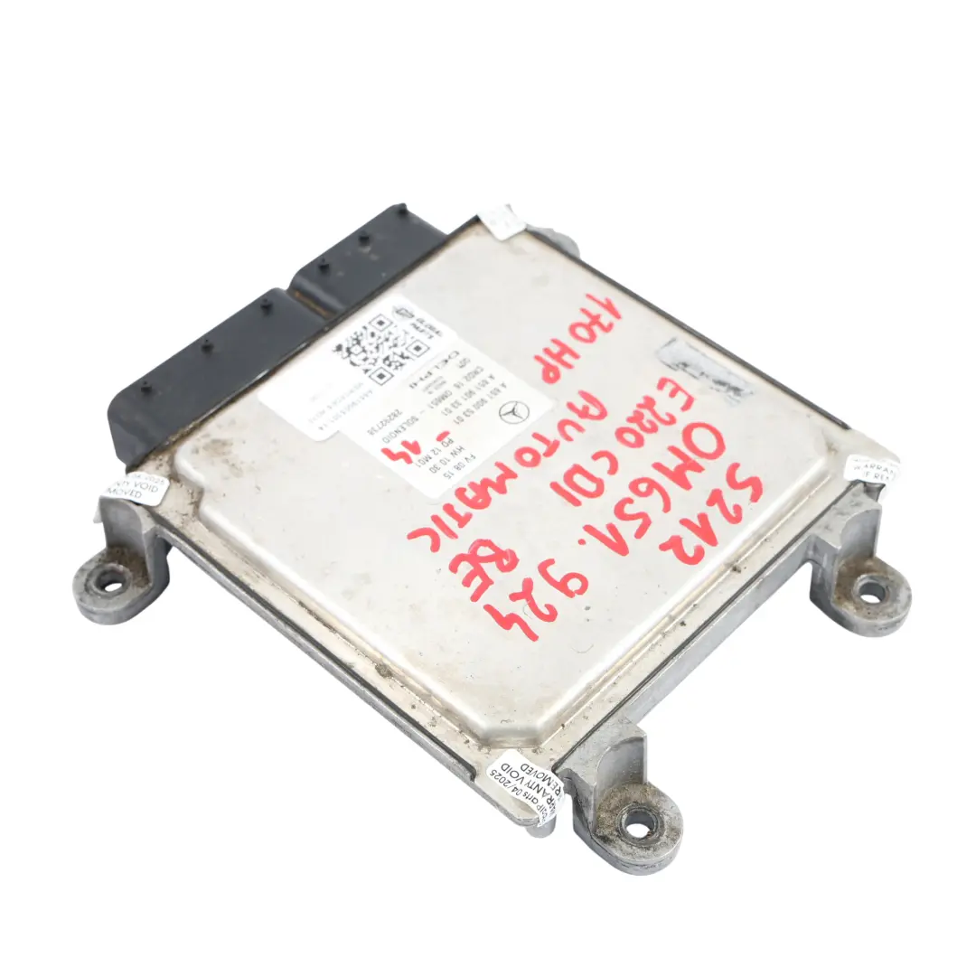 Mercedes S212 E220CDI OM651.924 170HP Engine Control Unit ECU Kit - SKU A6519005301-14 - Part number A6519005301