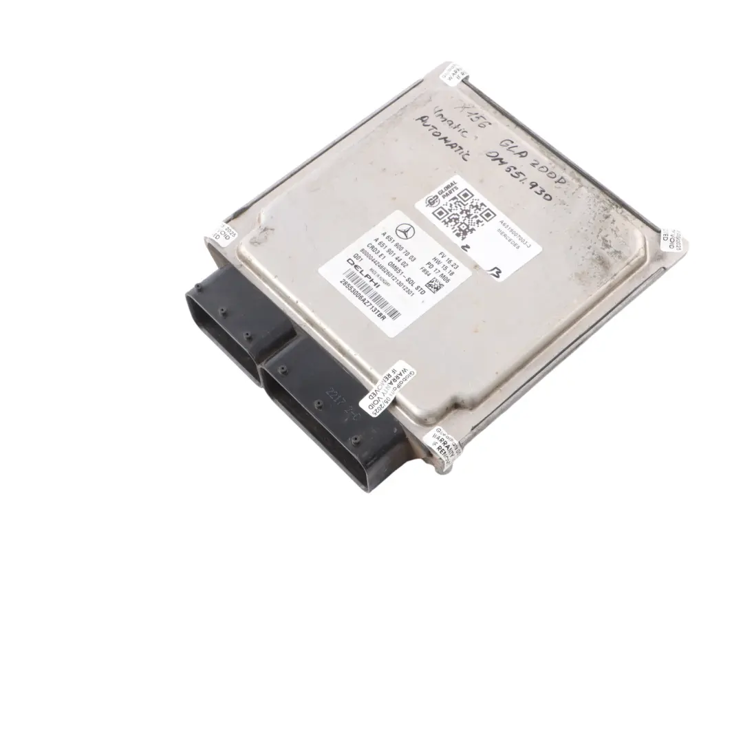 Mercedes GLA 220d X156 4matic 651.930 177HP Engine ECU Automatic - SKU A6519007003-3 - Part number A6519007003