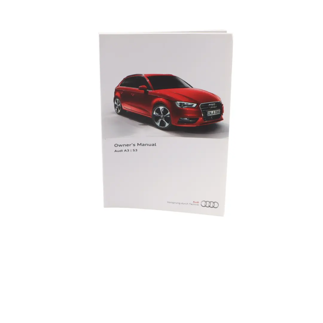 Audi A3 S3 RS3 8V Owner's Manual Service Booklet Book Set Pouch Case Wallet - SKU AUDIORGANIZERBOOK-2 - Part number AUDIORGANIZERBOOK