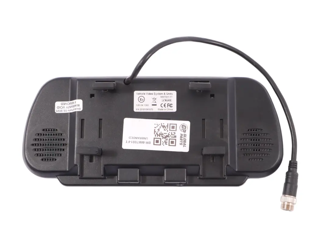  BRvision Lusterko Wsteczne Ekran Monitor Wyświetlacz 7" - SKU BR-MM7001-FT - Numer Części BR-MM7001-FT