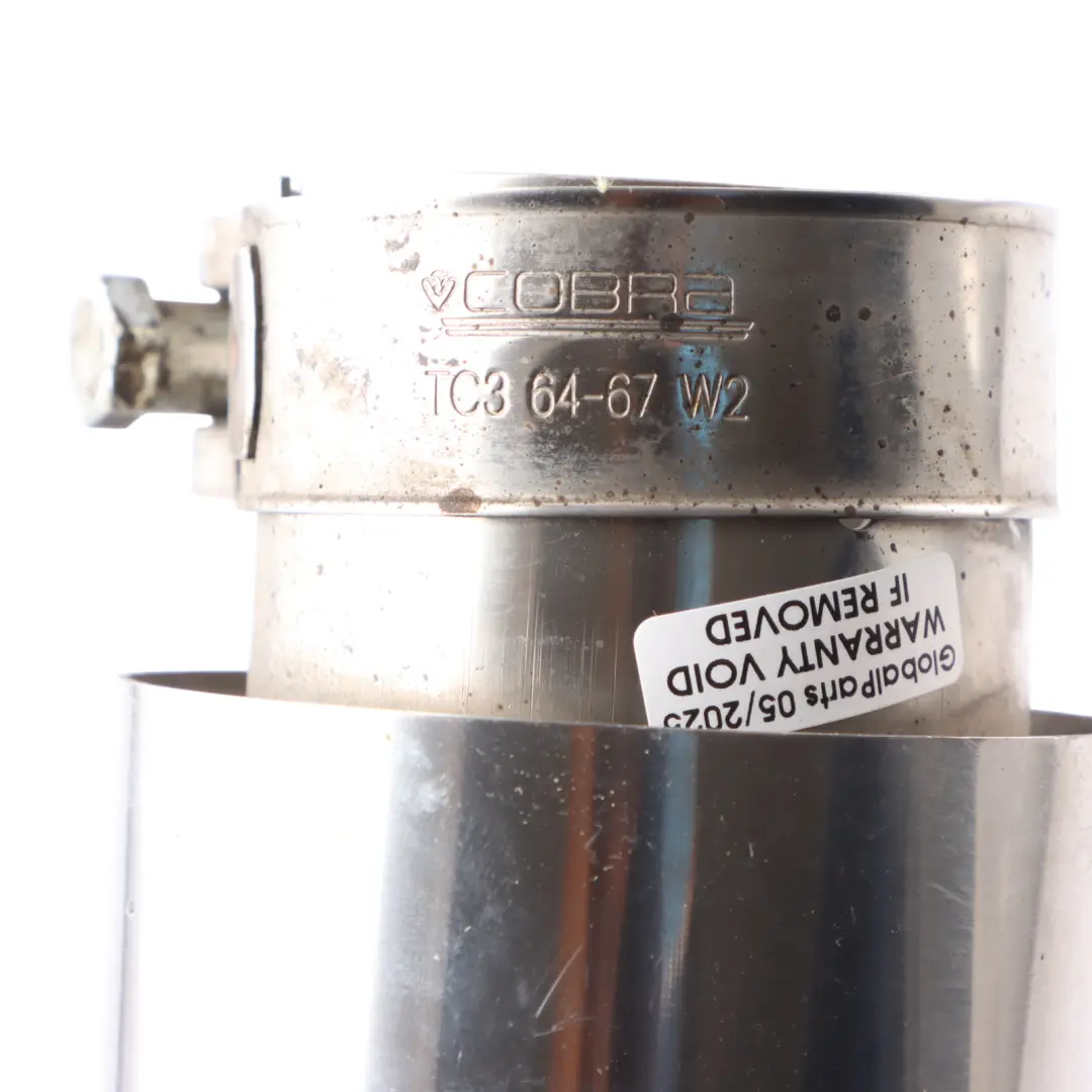 Exhausts Rear Tailpipe Tip Exhaust End Trim Chrome to Cobra Sport with Part number COBRA-TAILPIPE Cobra Sport Exhausts Rear Tailpipe Tip Exhaust End Trim Chrome - SKU COBRA-TAILPIPE - Part number COBRA-TAILPIPE