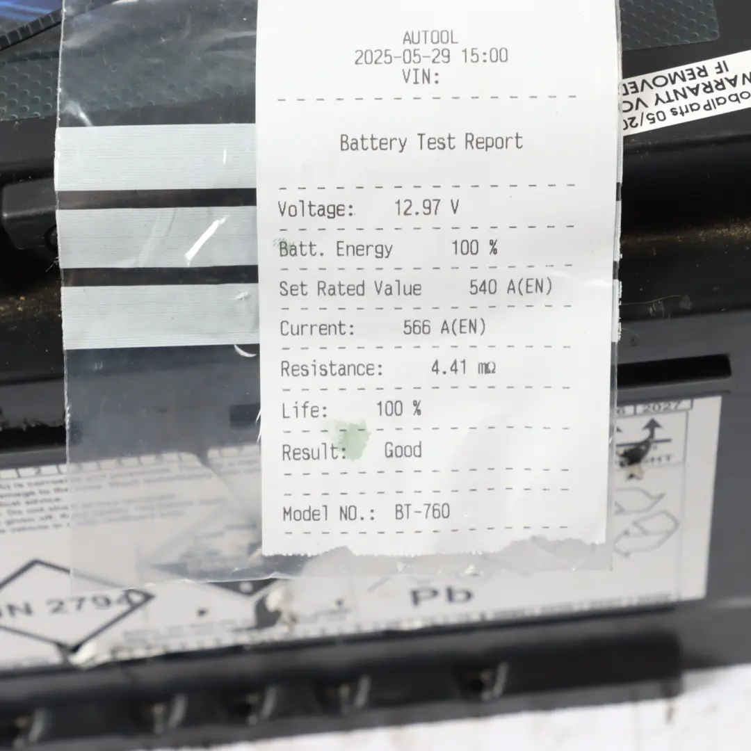  DriveTec Heavy Duty 12V Accumulator Battery 60Ah 540A DM075 - SKU DRIVETEC-60AH - Part number DRIVETEC-60AH