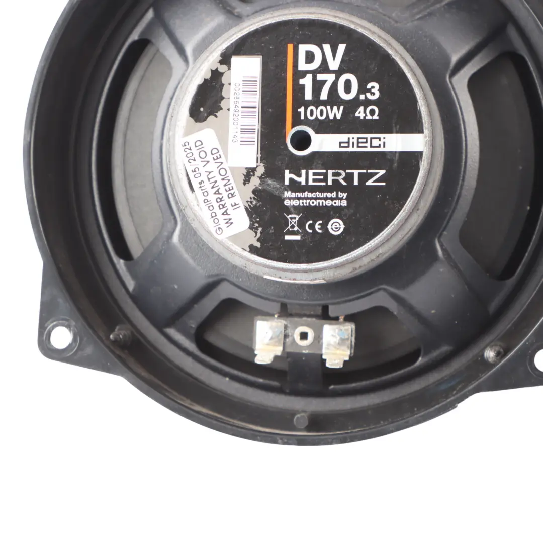 Hertz Dieci DV170.3 2-Way Coaxial Stereo Audio Speaker Set 100W to with Part number DV1703 Hertz Dieci DV170.3 2-Way Coaxial Stereo Audio Speaker Set 100W - SKU DV1703 - Part number DV1703