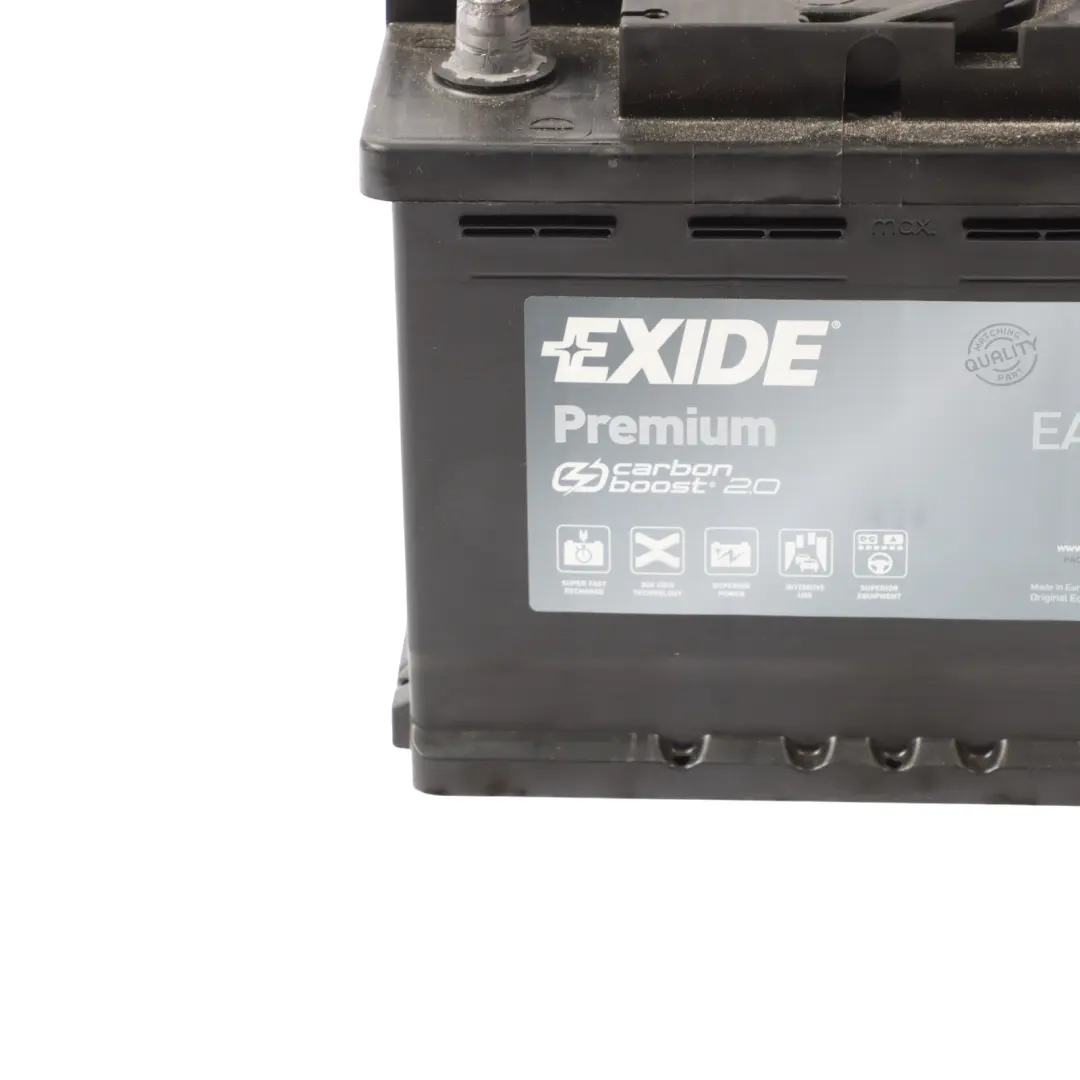 Exide Car Battery Accumulator Premium Carbon Boost 2.0 EA640 64Ah 640A to with Part number EXIDE-CARBON-64A Exide Car Battery Accumulator Premium Carbon Boost 2.0 EA640 64Ah 640A - SKU EXIDE-CARBON-64A - Part number EXIDE-CARBON-64A