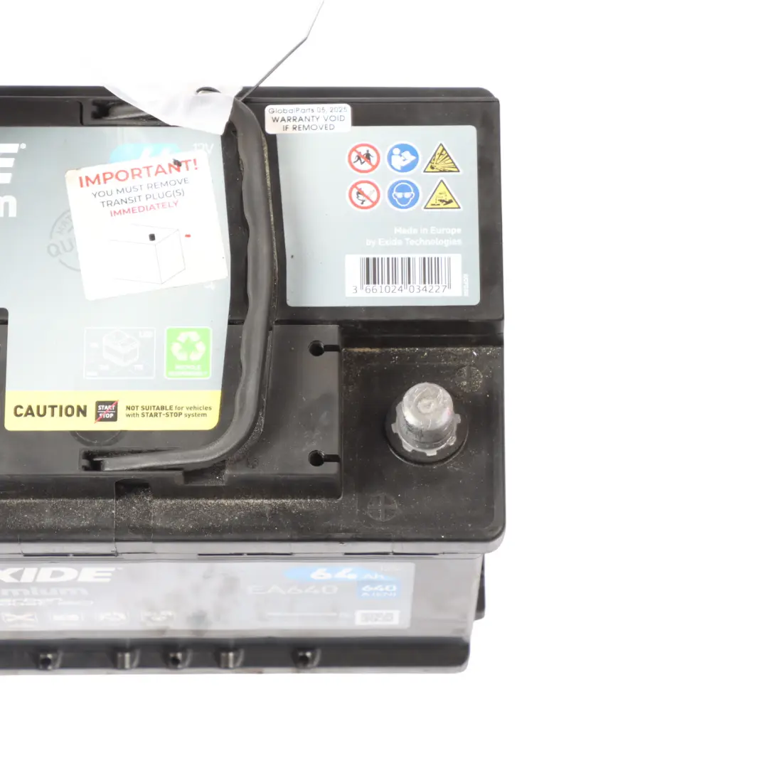  Exide Car Battery Accumulator Premium Carbon Boost 2.0 EA640 64Ah 640A - SKU EXIDE-CARBON-64A - Part number EXIDE-CARBON-64A