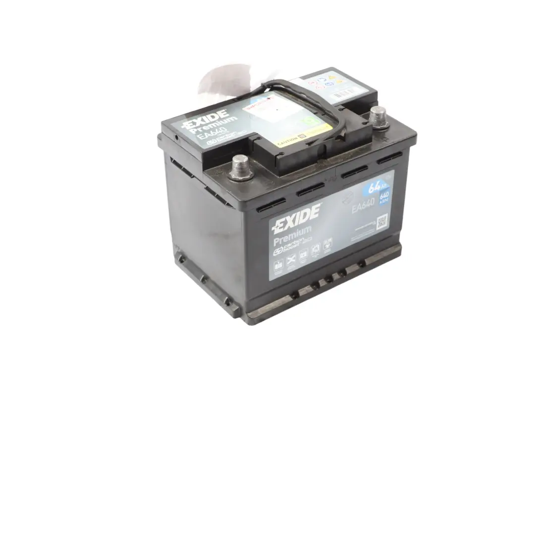  Exide Car Battery Accumulator Premium Carbon Boost 2.0 EA640 64Ah 640A - SKU EXIDE-CARBON-64A - Part number EXIDE-CARBON-64A