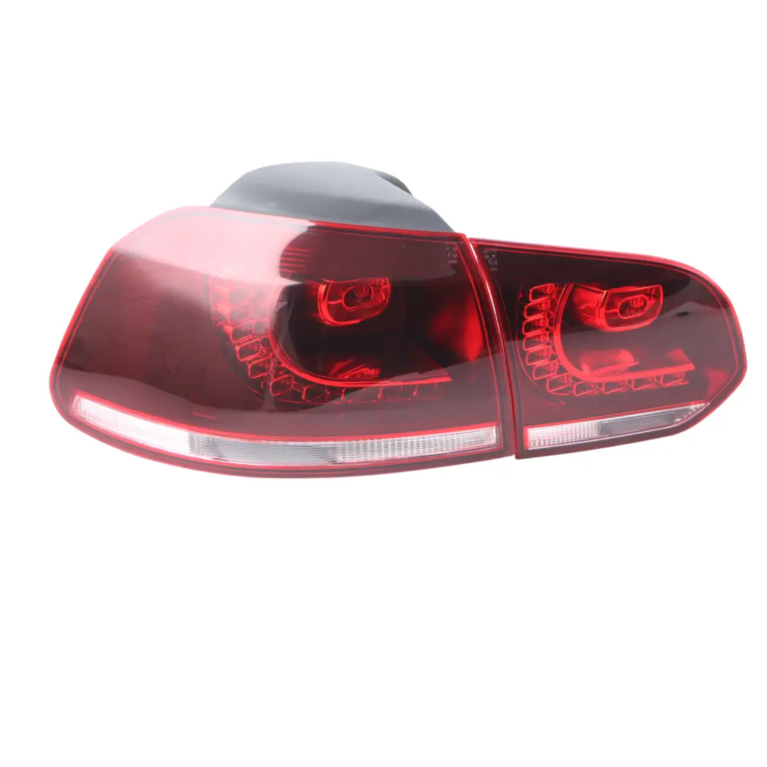 VW Golf Mk6 Rear Lamp Light LED Set Smoked Style Left Right N/O/S TAIWAN - SKU GOLF-REAR-LAMP - Part number GOLF-REAR-LAMP