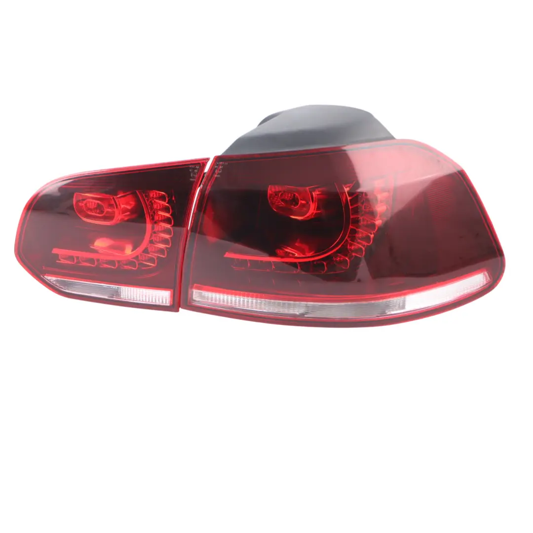 VW Golf Mk6 Rear Lamp Light LED Set Smoked Style Left Right N/O/S TAIWAN - SKU GOLF-REAR-LAMP - Part number GOLF-REAR-LAMP