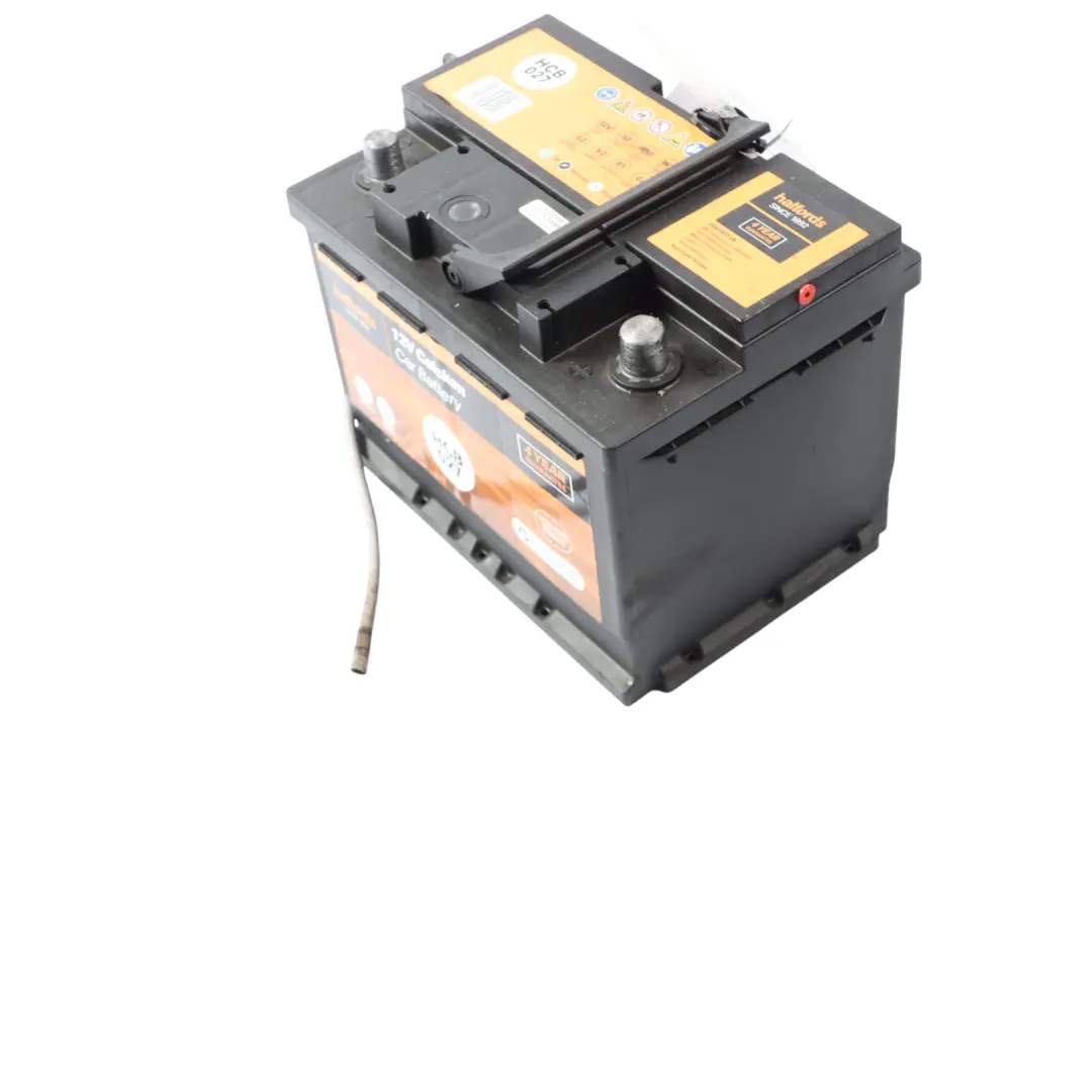 Halfords 12V Calcium Accumulator Battery Electrical Unit 62Ah 550A HCB027 to with Part number HALFORDS-62AH-2 Halfords 12V Calcium Accumulator Battery Electrical Unit 62Ah 550A HCB027 - SKU HALFORDS-62AH-2 - Part number HALFORDS-62AH-2
