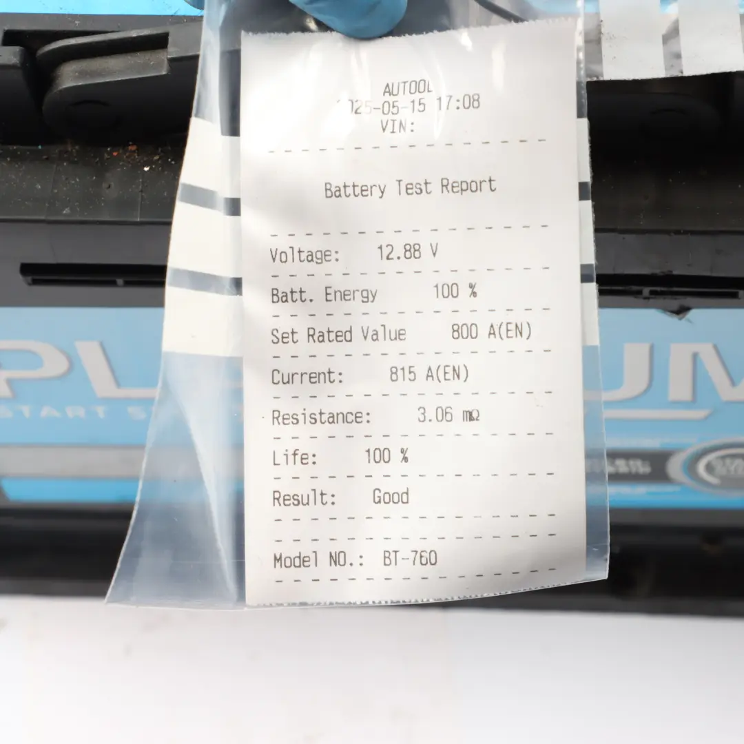  Platinum Start Stop Plus AGM Accumulator Battery 80Ah 800A 12V AGM115 - SKU PLATINUM-AGM-80AH - Part number PLATINUM-AGM-80AH