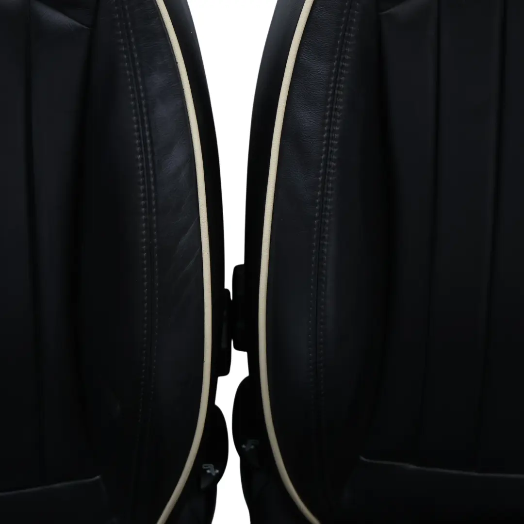 Mini Cooper One R56 Sport Full Leather Interior Seats Seat Front Rear Set Black - SKU R56-SEATS-SPORT-LEATHER-LOUNGE-T9E1 - Part number R56-SEATS-SPORT-LEATHER-LOUNGE