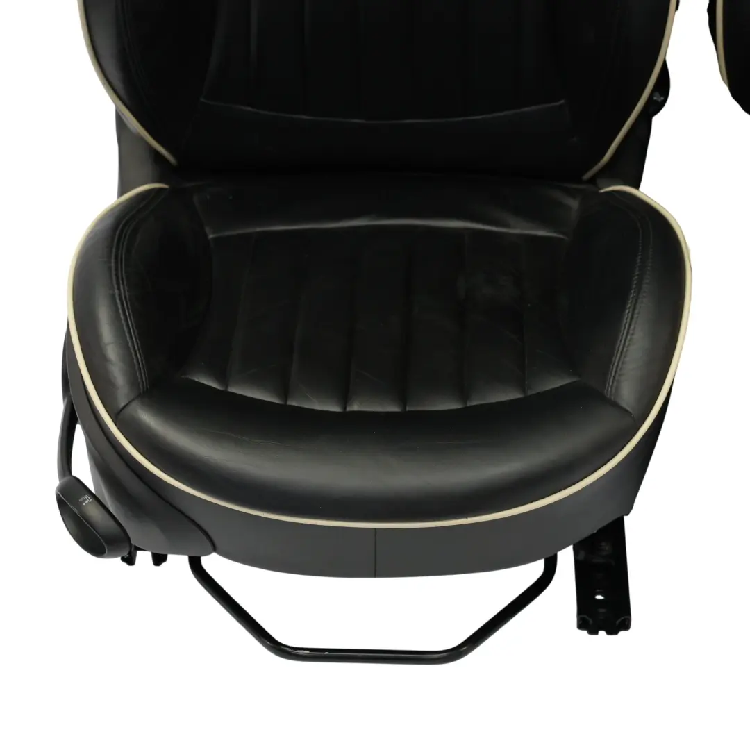 Mini Cooper One R56 Sport Full Leather Interior Seats Seat Front Rear Set Black - SKU R56-SEATS-SPORT-LEATHER-LOUNGE-T9E1 - Part number R56-SEATS-SPORT-LEATHER-LOUNGE