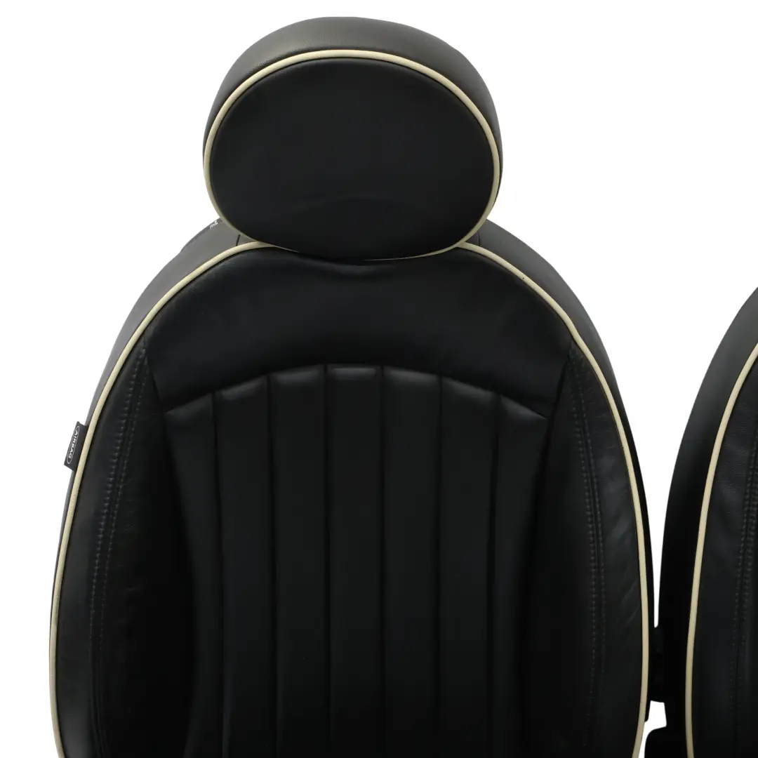 Mini Cooper One R56 Sport Full Leather Interior Seats Seat Front Rear Set Black - SKU R56-SEATS-SPORT-LEATHER-LOUNGE-T9E1 - Part number R56-SEATS-SPORT-LEATHER-LOUNGE
