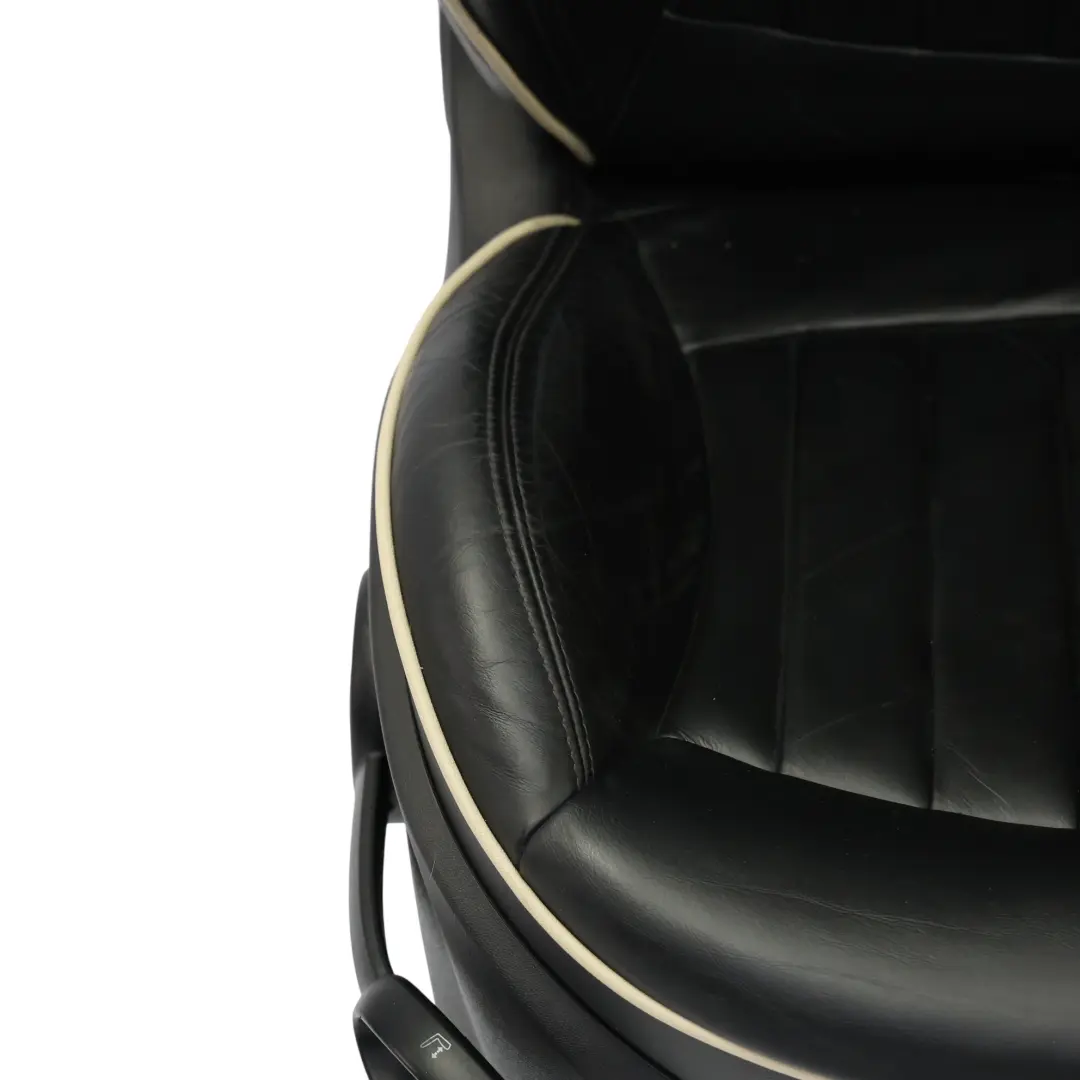 Mini Cooper One R56 Sport Full Leather Interior Seats Seat Front Rear Set Black - SKU R56-SEATS-SPORT-LEATHER-LOUNGE-T9E1 - Part number R56-SEATS-SPORT-LEATHER-LOUNGE