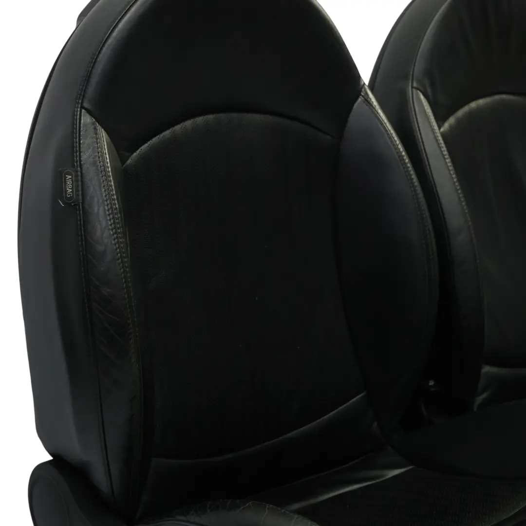  Sedili Pelle Mini Cooper Sport Sedili Interni Nera Anteriori Posteriori - SKU R56-Sports-Full-Leather-Black-Seats-1 - Numero di parte R56