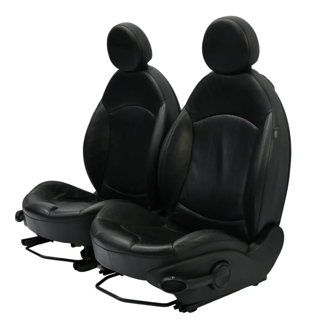  Sedili Pelle Mini Cooper Sport Sedili Interni Nera Anteriori Posteriori - SKU R56-Sports-Full-Leather-Black-Seats-1 - Numero di parte R56
