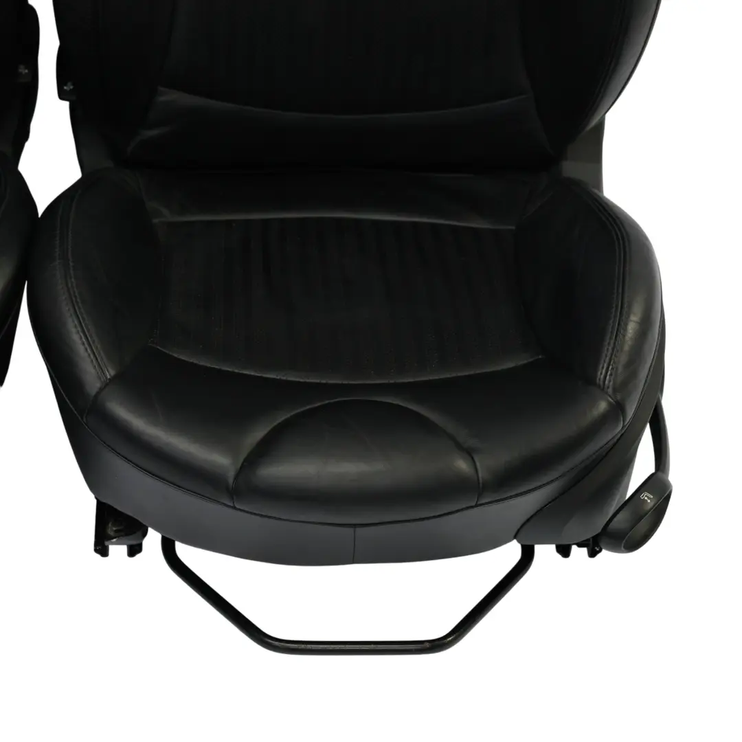 Leather Seats Mini Cooper Sport Full Black Leather Interior Seat Front Rear to with Part number R56 Leather Seats Mini Cooper Sport Full Black Leather Interior Seat Front Rear - SKU R56-Sports-Full-Leather-Black-Seats-1 - Part number R56