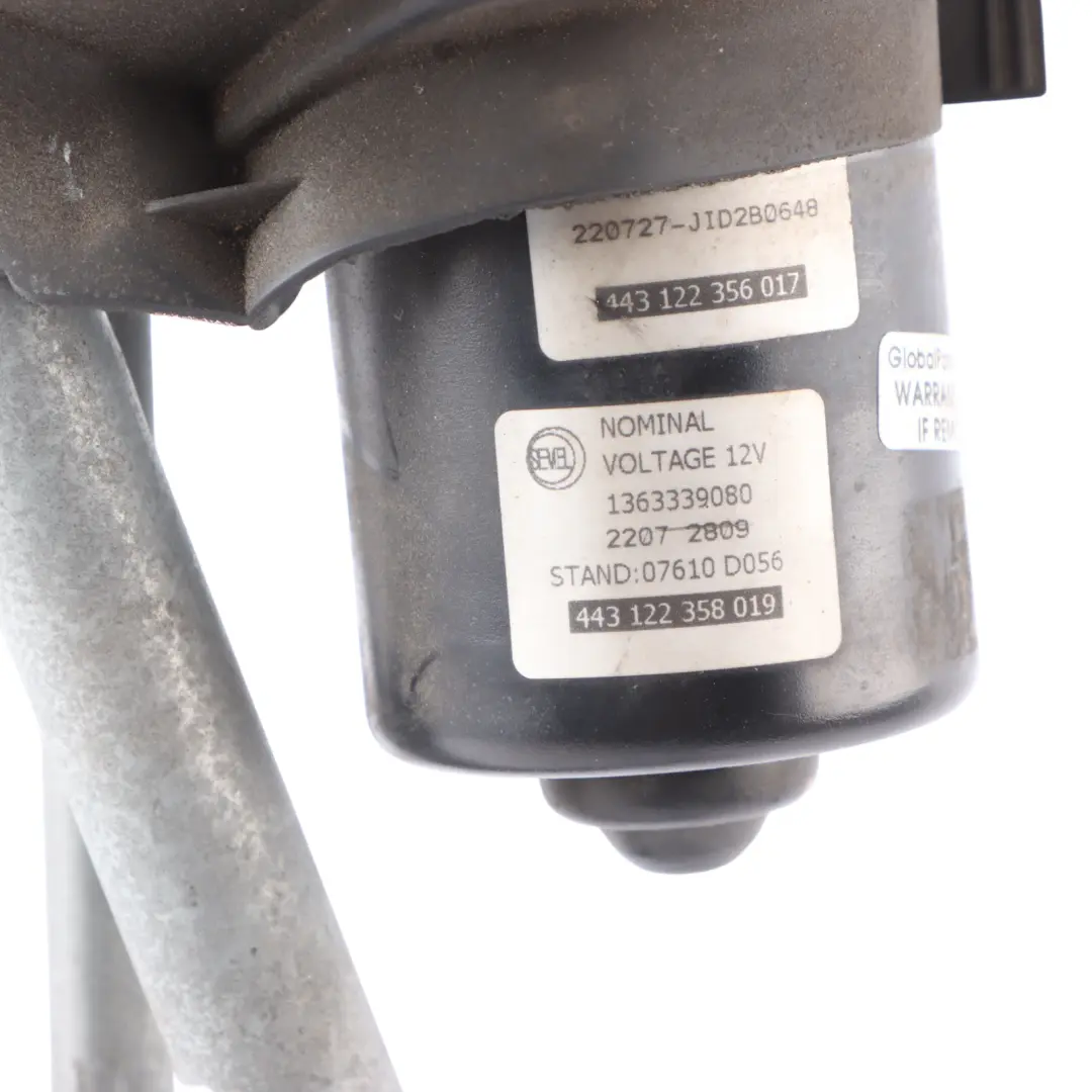 Citroen Relay III Wiper Washer Motor Linkage Front to with Part number 1363339080 Citroen Relay III Wiper Washer Motor Linkage Front - SKU RHD-1363339080 - Part number 1363339080