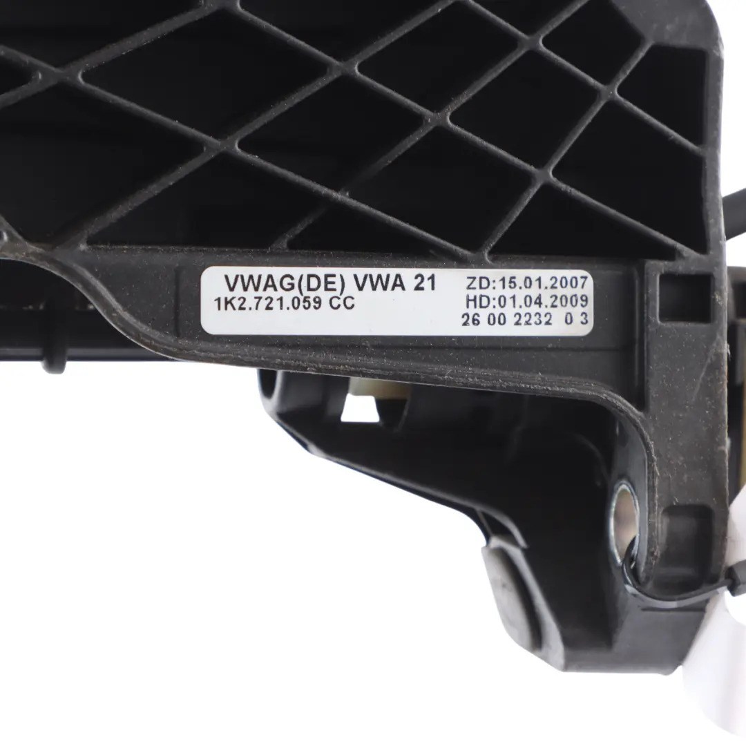Volkswagen Golf Mk6 1K Audi A3 8P Clutch Pedal Manual - SKU RHD-1K2721059CC - Part number 1K2721059CC