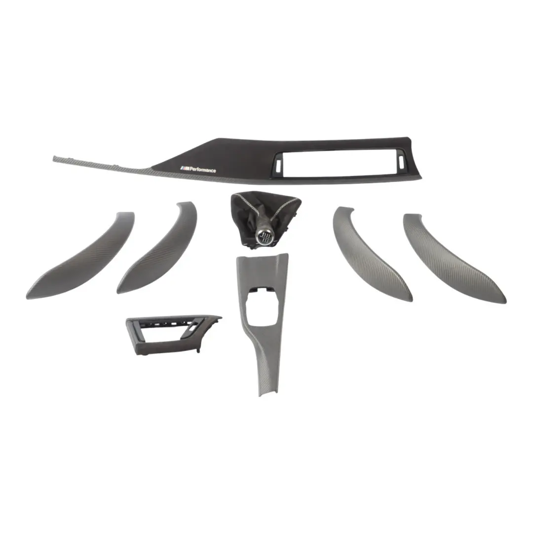 Trim Strip Dashboard Cover Panel M Performance Carbon Alcantara to BMW F30 F36 with Part number 2250264 BMW F30 F36 Trim Strip Dashboard Cover Panel M Performance Carbon Alcantara - SKU RHD-2250264 - Part number 2250264