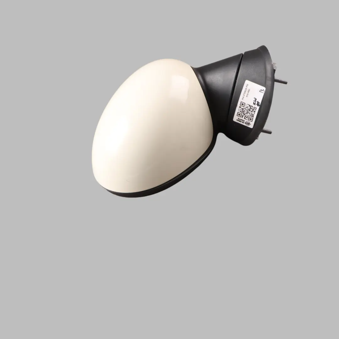 Right Heated Door Wing Mirror O/S Pepper White 850 to Mini Cooper R55 R56 with Part number 2755638 Mini Cooper R55 R56 Right Heated Door Wing Mirror O/S Pepper White 850 - SKU rhd-2755638-PW - Part number 2755638