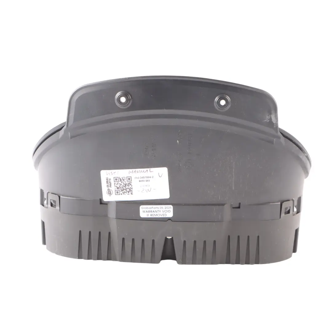 Instrument Cluster Speedo Clocks Manual MPH 3451584 to BMW X3 E83 2.0d 3.0d with Part number 3414376 BMW X3 E83 2.0d 3.0d Instrument Cluster Speedo Clocks Manual MPH 3451584 - SKU rhd-3451584-2 - Part number 3414376