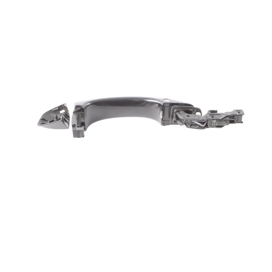 Audi Q7 4M Front Door Outer Handle Pull Right O/S Mythical Black - Y9T - SKU RHD-4H0837206-MYB - Part number 4H0837206